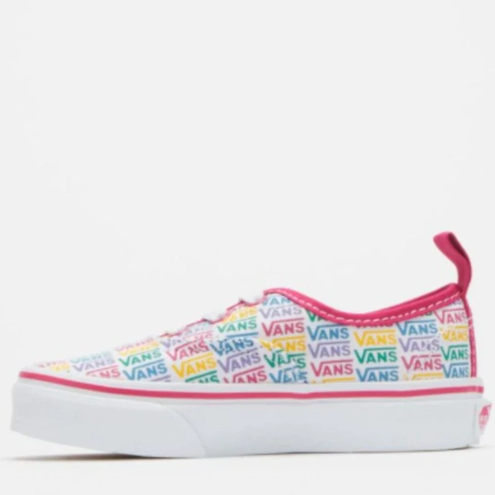 Vans Kids Authentic Elastic Rainbow Sneaker 10.5K - Picture 5 of 12